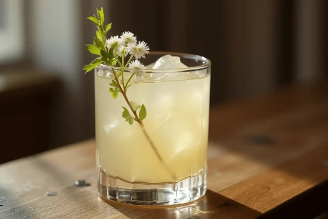 Elderflower Gin Fizz