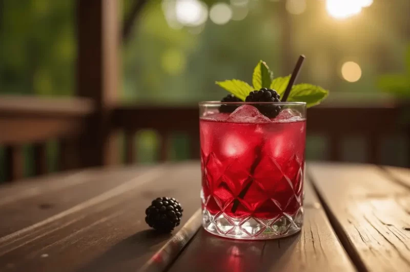 Blackberry Bourbon Margarita